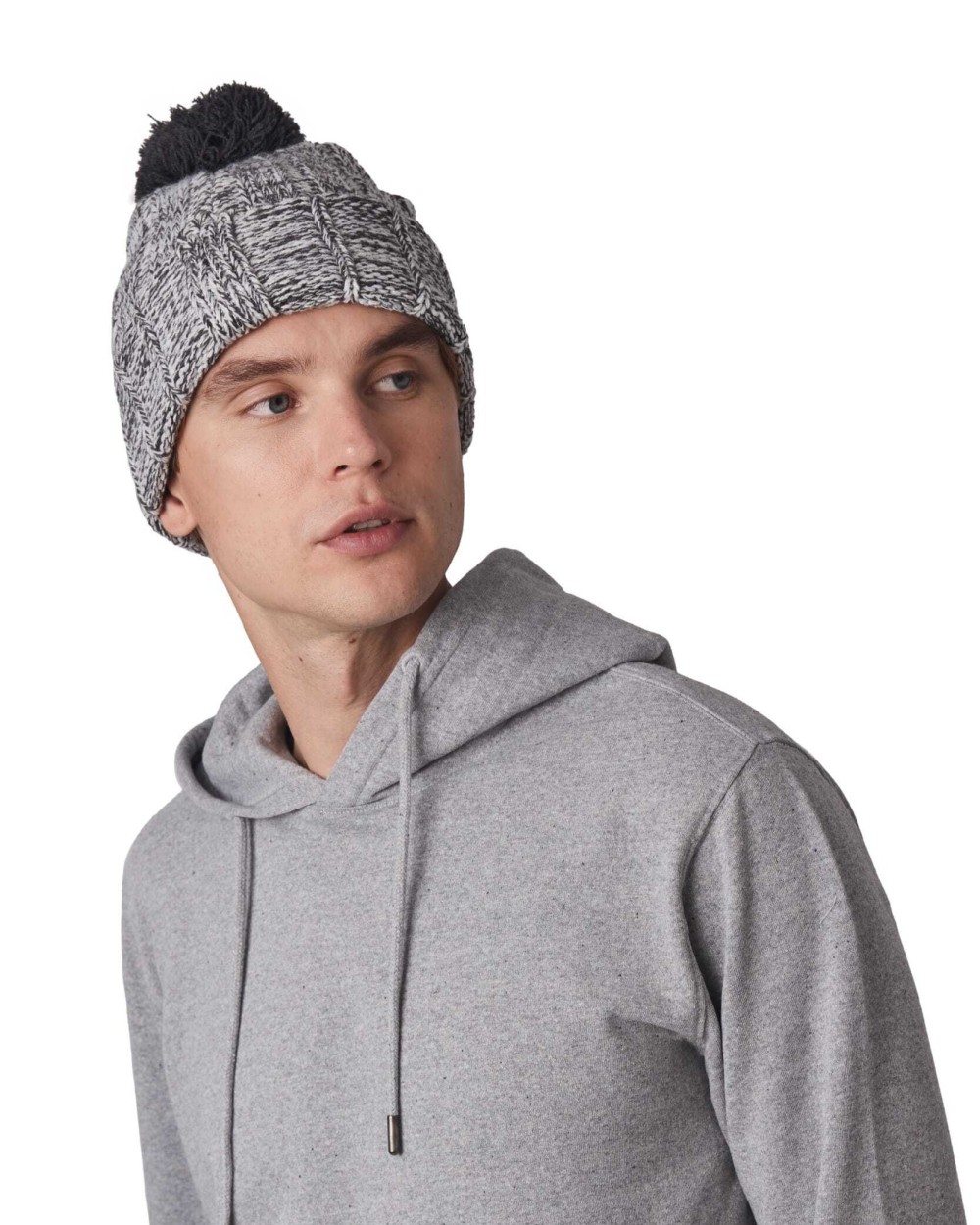 Bonnets personnalisable K-UP Bonnet à pompon avec revers