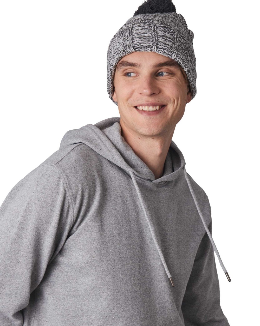 K-UP Bommelmütze mit Umschlag. Mützen personalisierbar