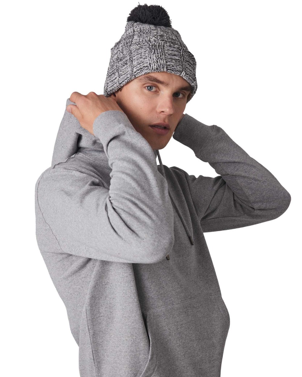 Bonnets personnalisable K-UP Bonnet à pompon avec revers