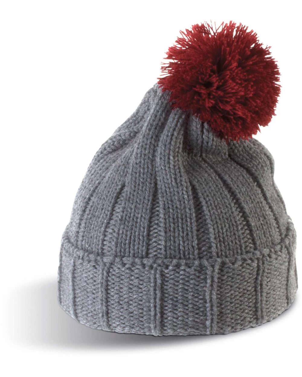 Bonnets personnalisable K-UP Bonnet à pompon avec revers