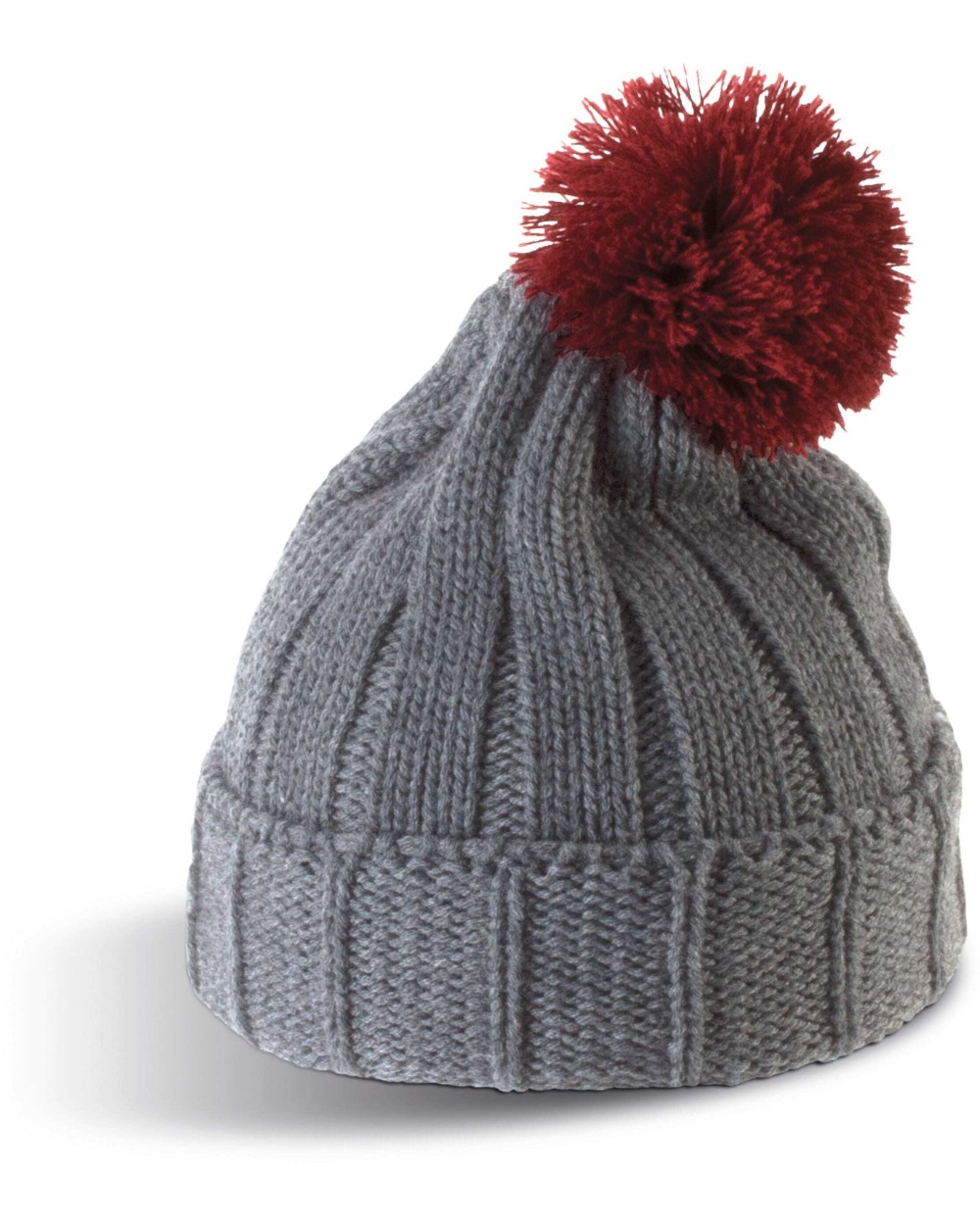 Bonnets personnalisable K-UP Bonnet à pompon avec revers