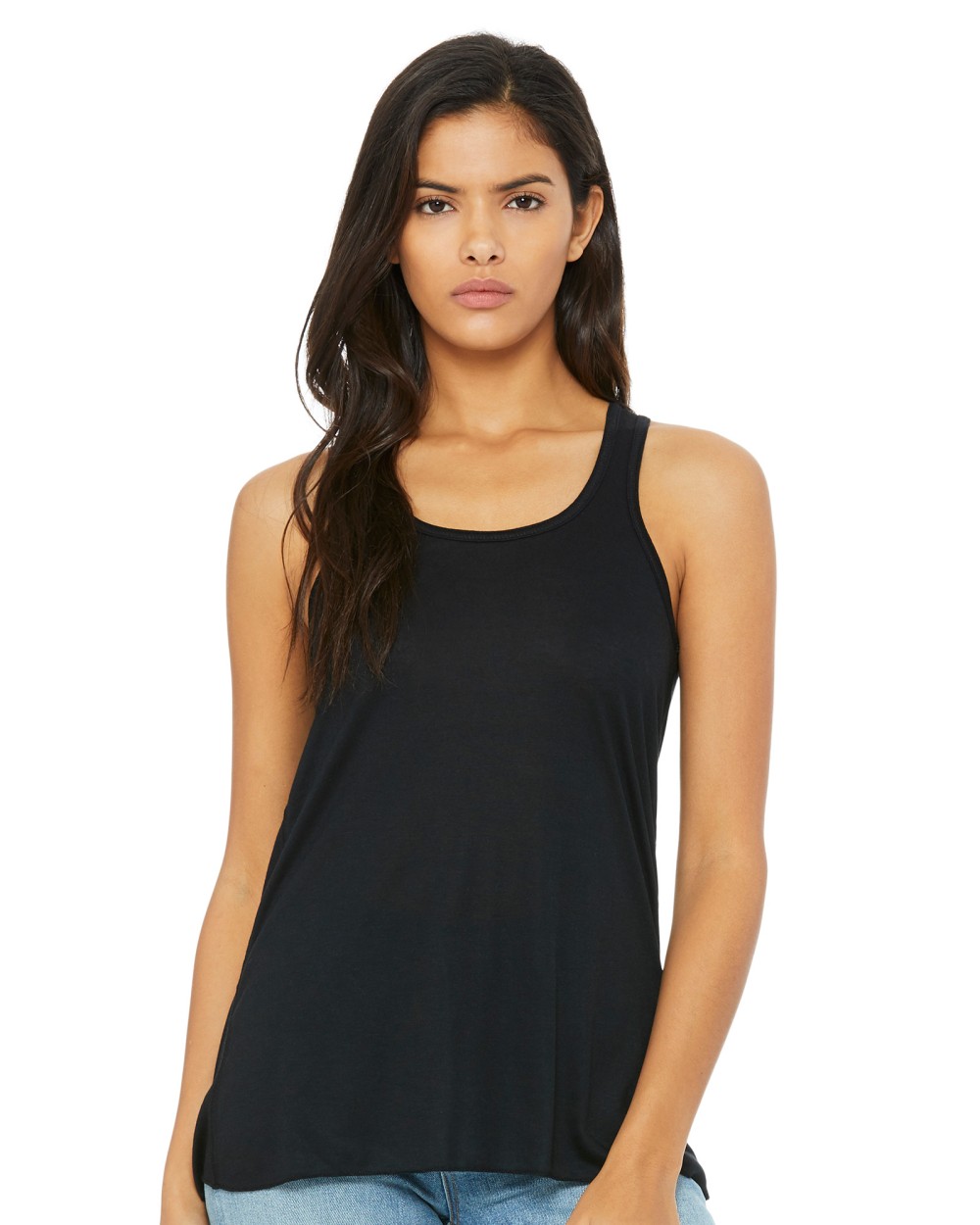 T-shirts BELLA-CANVAS Women's Flowy Racerback Tanktop voor bedrukking &amp; borduring