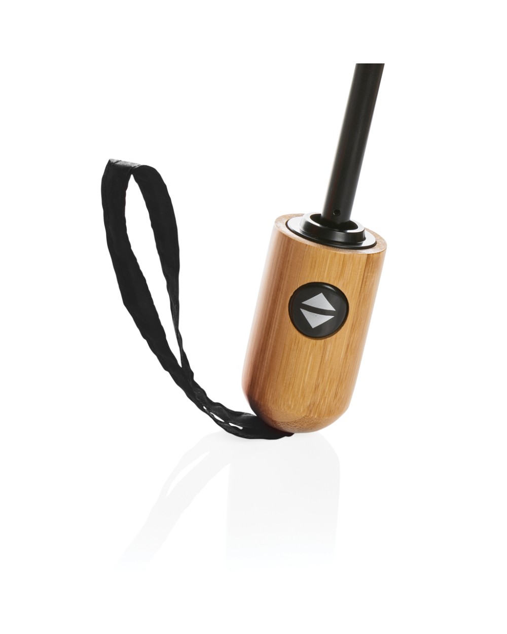 4DO 21" Impact AWARE™ RPET 190T Bambus-Schirm autom. open/close Regenschirme personalisierbar