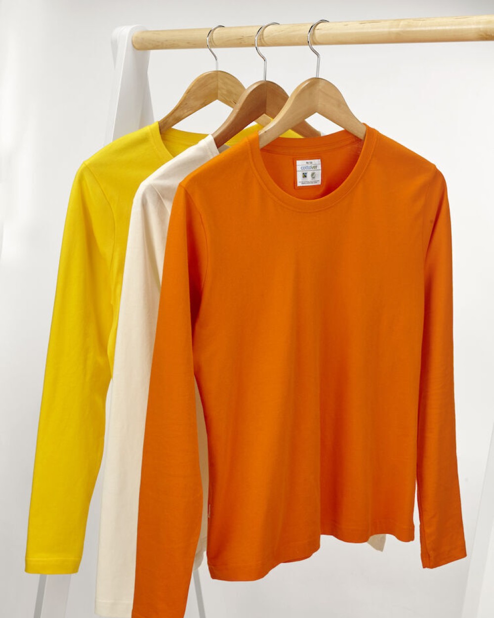 COTTOVER T-shirt Long Sleeve Lady T-Shirts personalisierbar