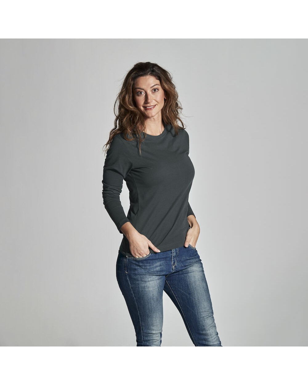 COTTOVER T-shirt Long Sleeve Lady T-Shirts personalisierbar