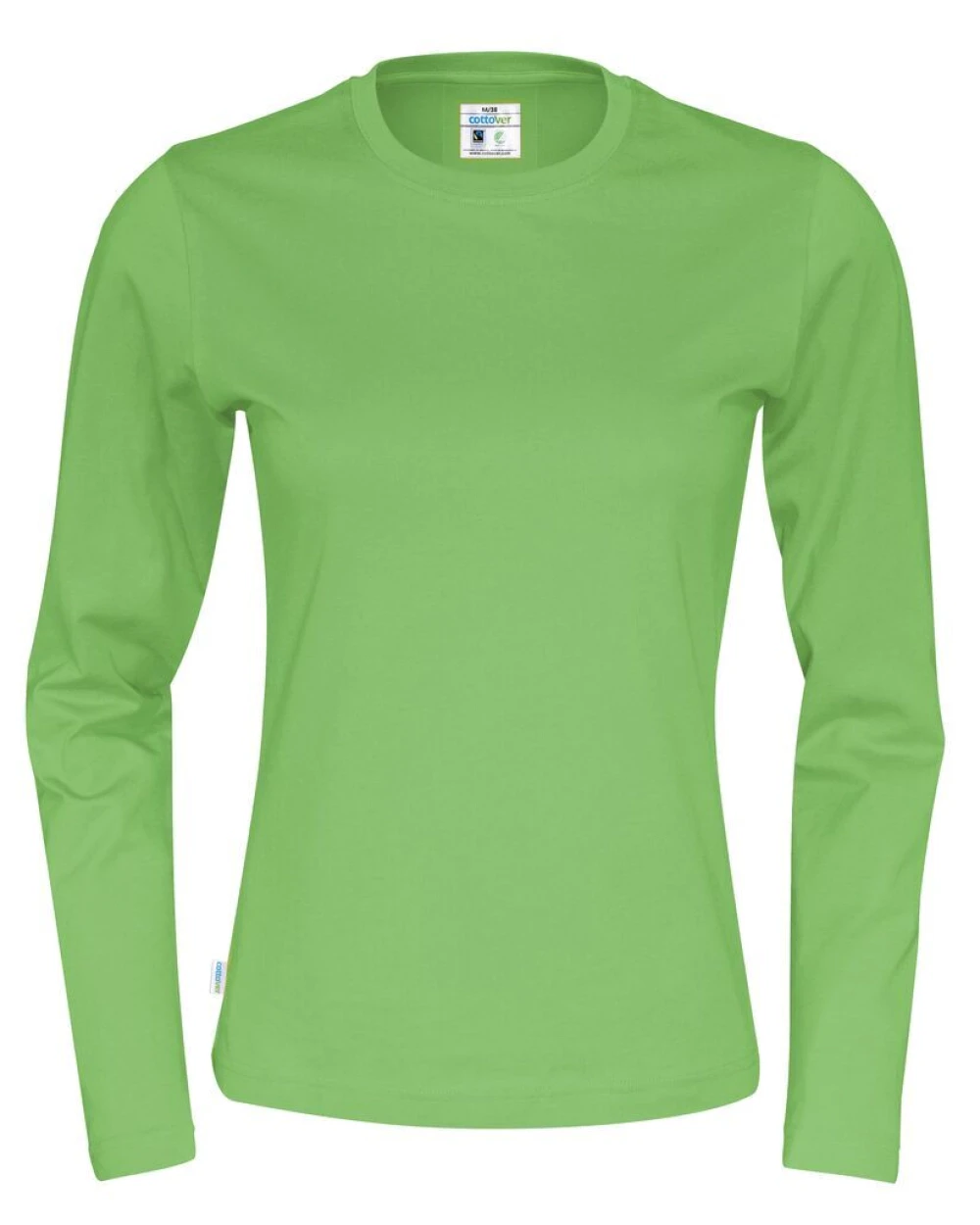 T-shirts COTTOVER T-SHIRT LONG SLEEVE LADY - GOTS GECERTIFICEERD voor bedrukking &amp; borduring