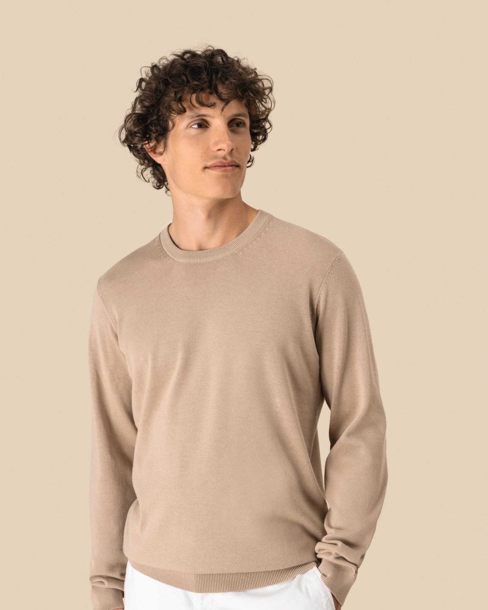 Pulls personnalisable SPASSO Pull écoresponsable à col rond homme
