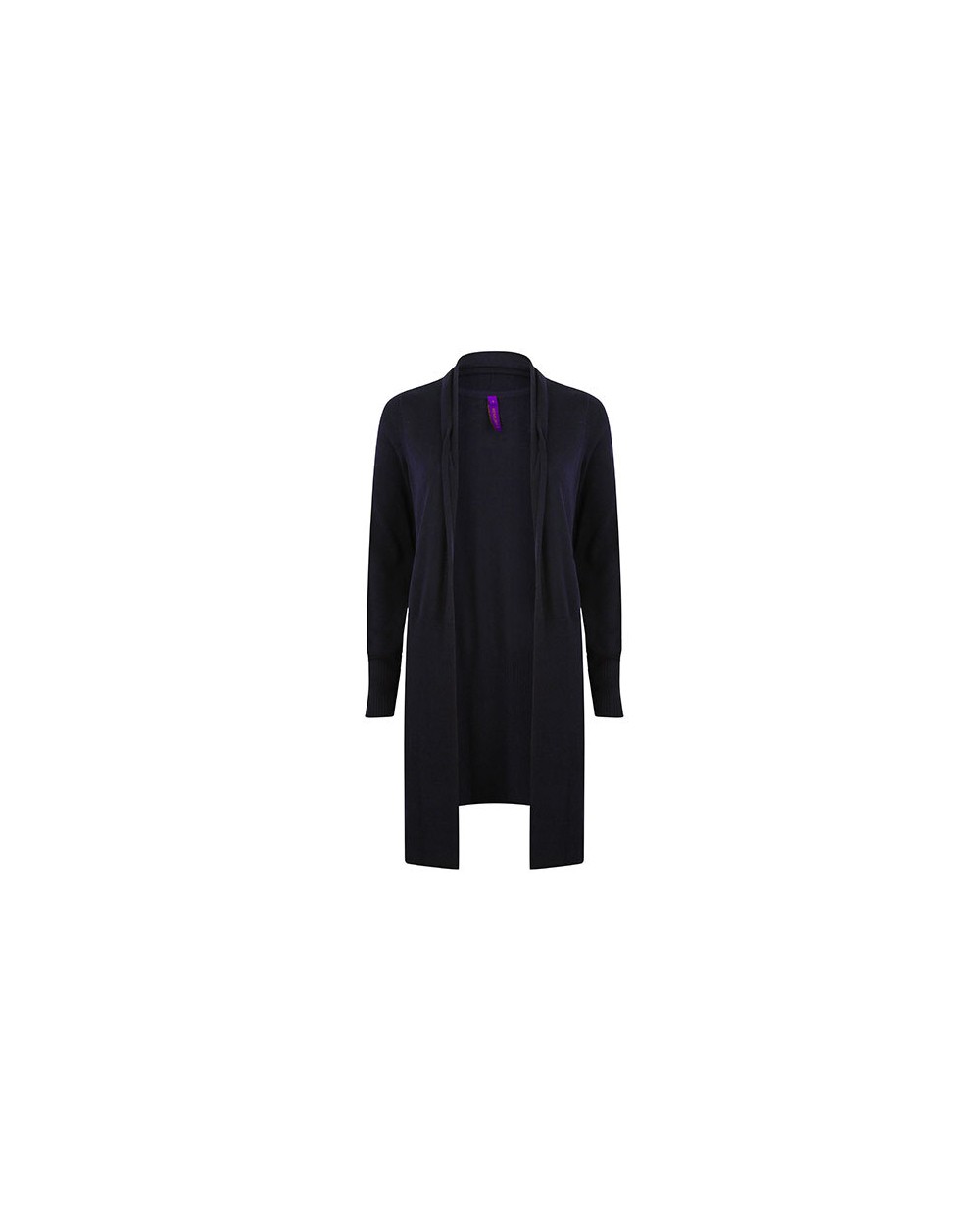 HENBURY Ladies Longline Open Cardigan Pullovers personalisierbar