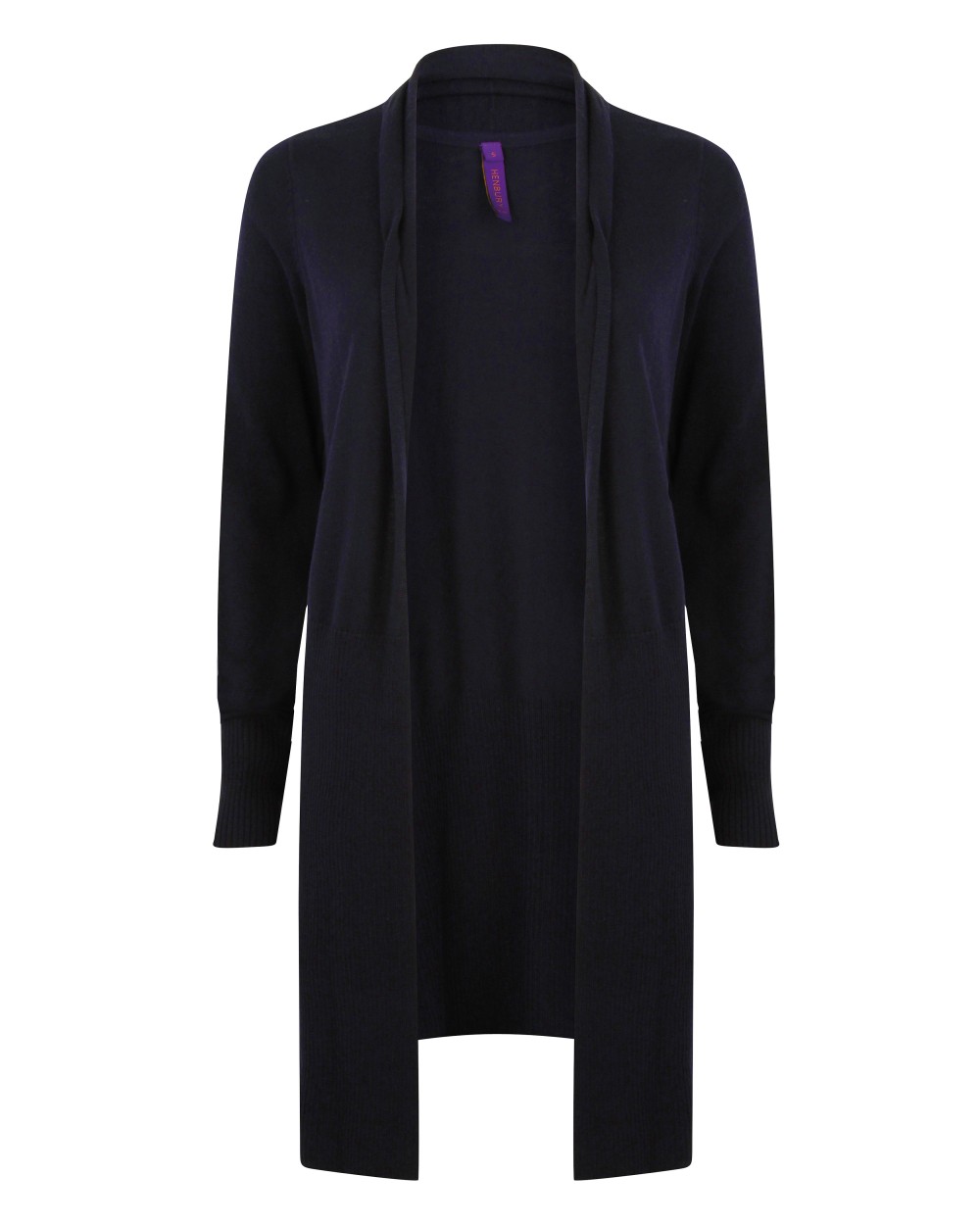 HENBURY Ladies Longline Open Cardigan Pullovers personalisierbar