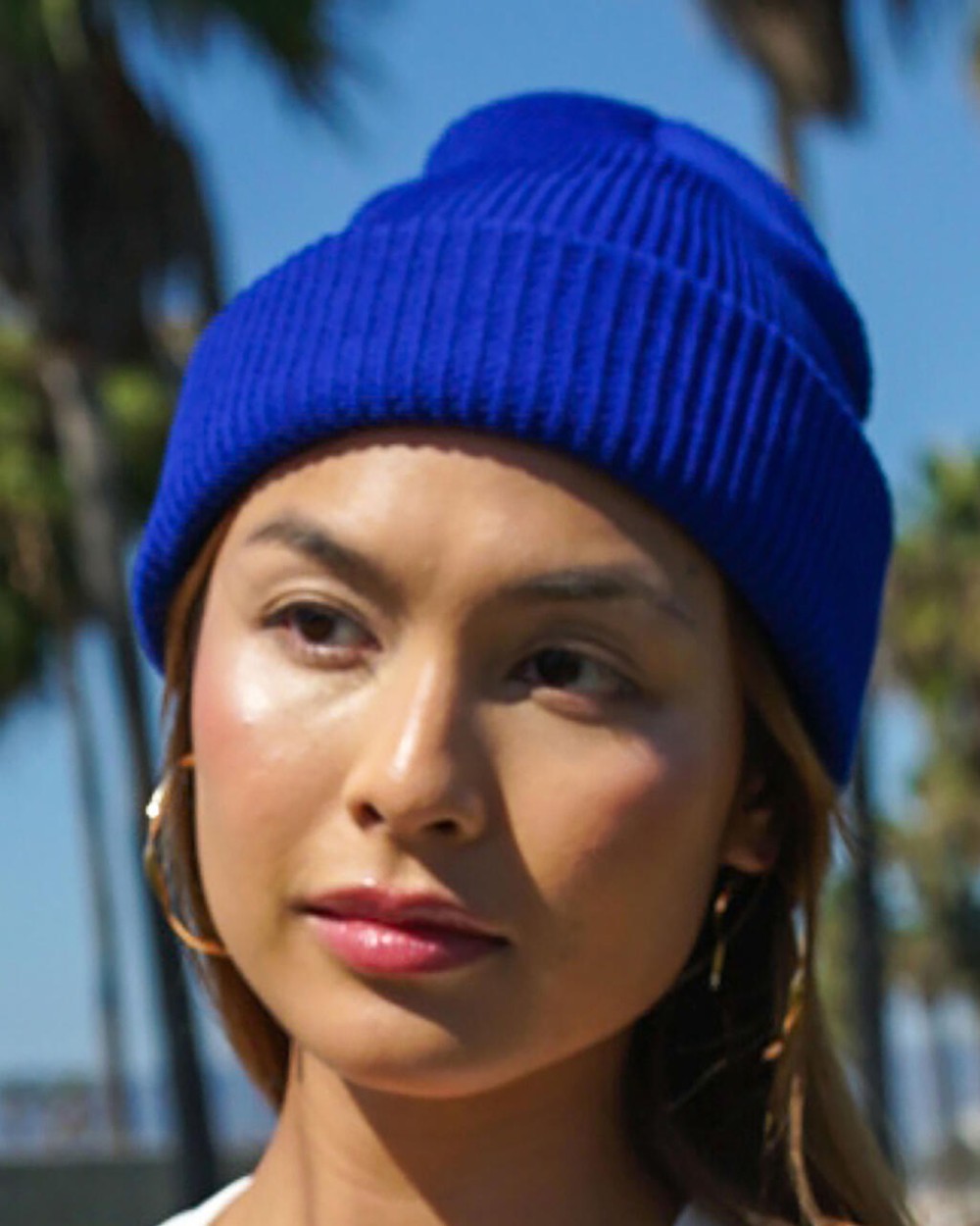 FLEXFIT Recycled Yarn Ribbed Knit Beanie Kappen personalisierbar
