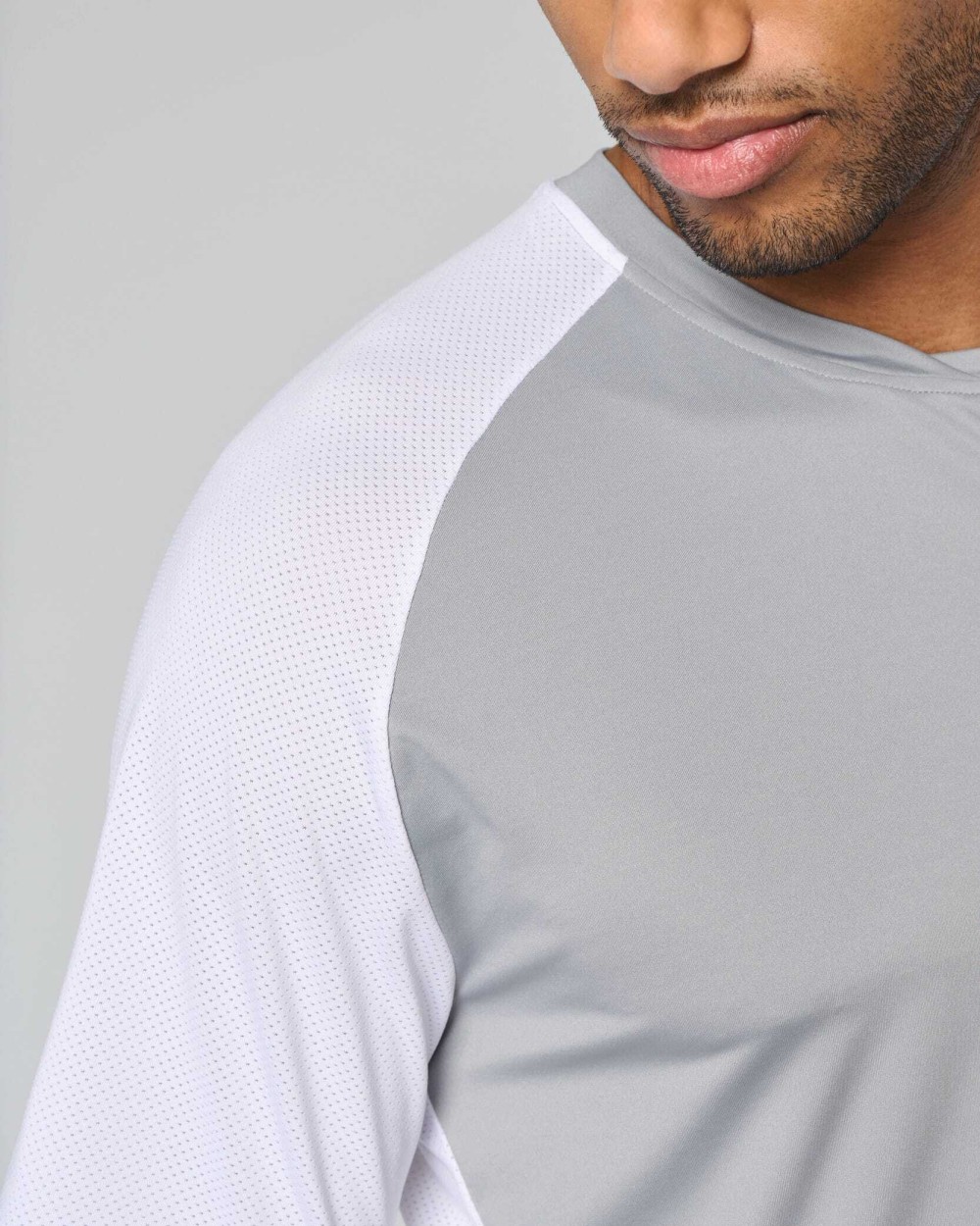 PROACT Zweifarbiges Padel Herren-T-Shirt mit Raglanärmeln T-Shirts personalisierbar