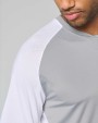PROACT Zweifarbiges Padel Herren-T-Shirt mit Raglanärmeln T-Shirts personalisierbar