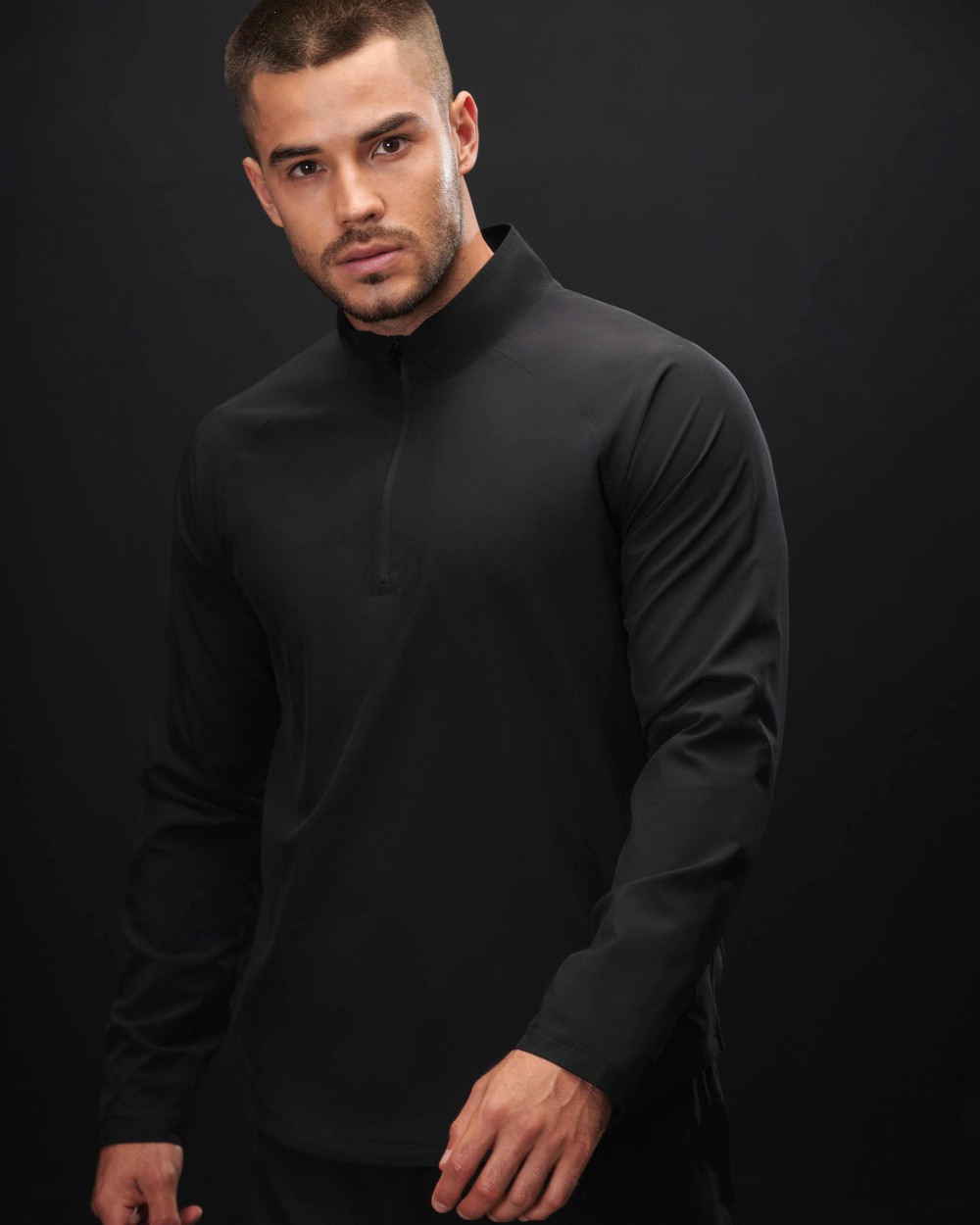 T-Shirts personnalisable TOMBO Top technique 1/4-zip