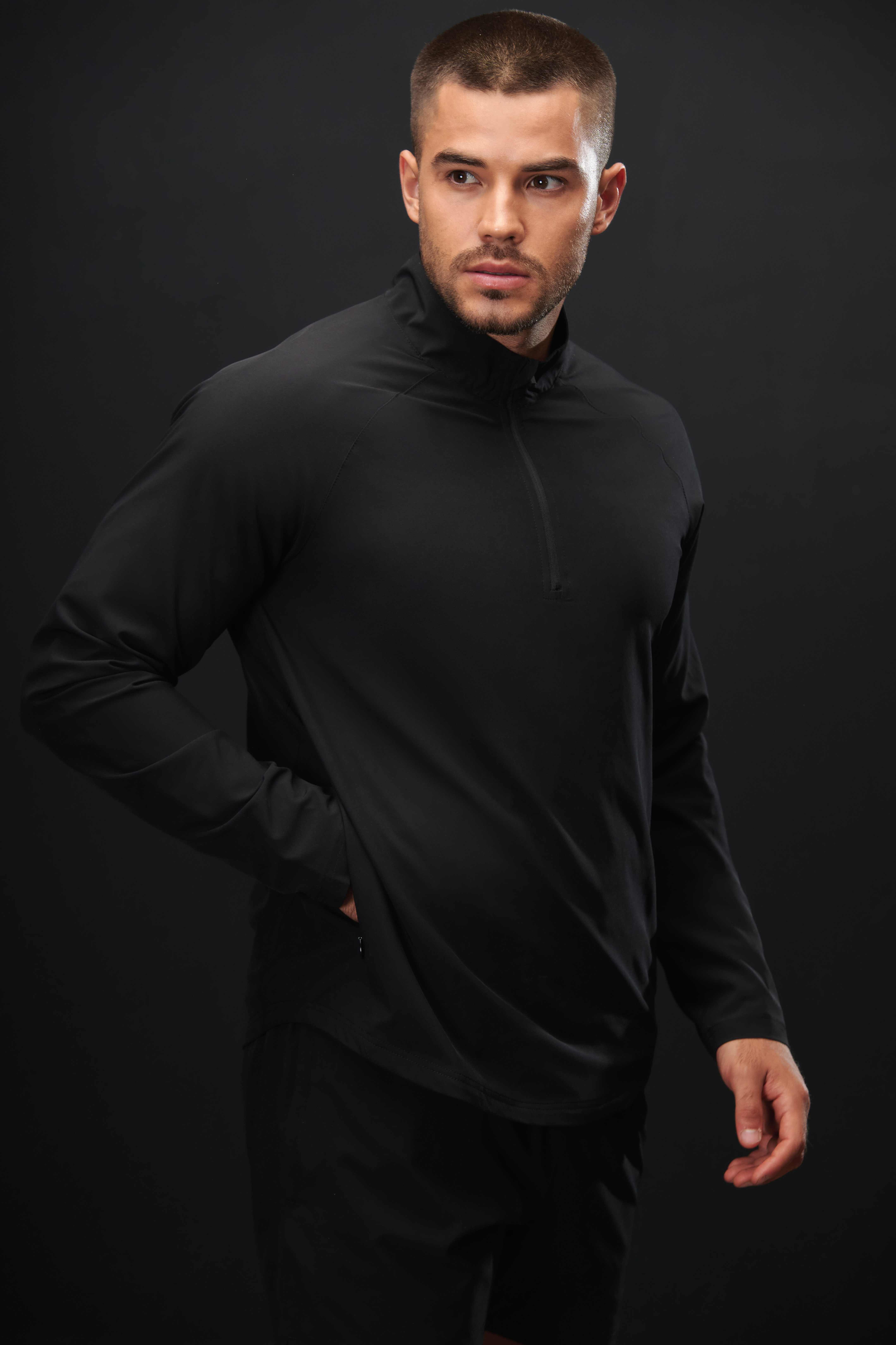 TOMBO Technical 1/4-zip top T-Shirts personalisierbar