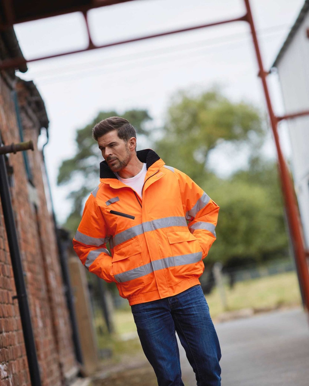 Vestes personnalisable YOKO Veste Hi-vis fontaine