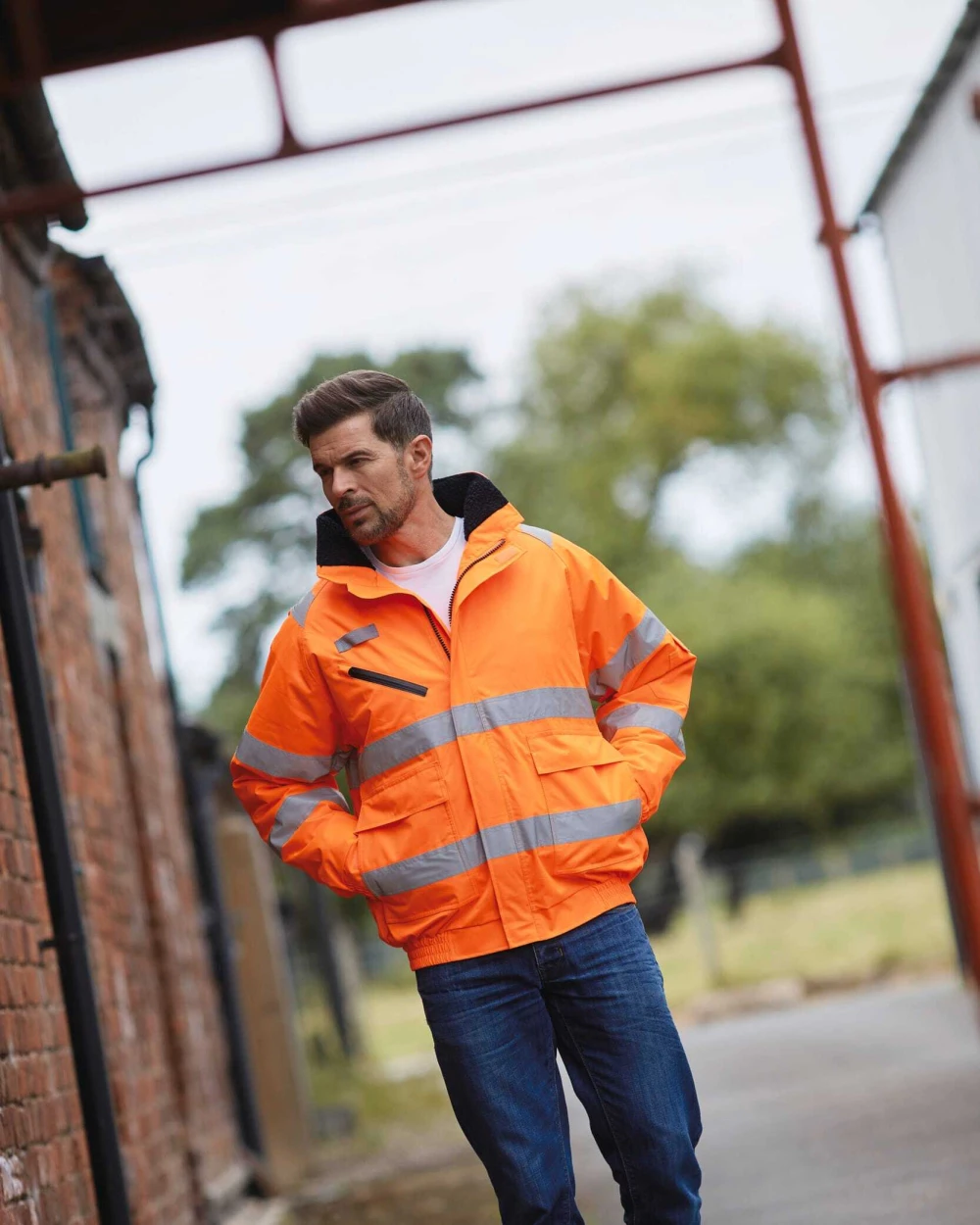 Vestes personnalisable YOKO Veste Hi-vis fontaine