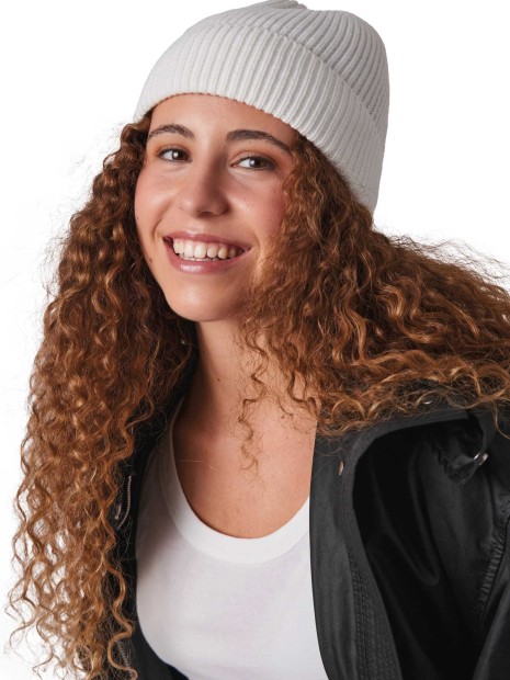 Bonnets à personnaliser K-UP Bonnet côtelé avec revers 