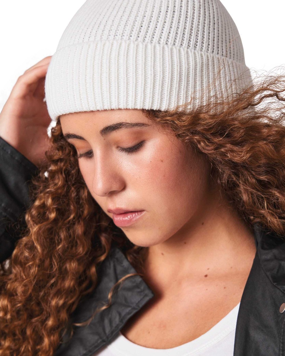 Bonnets personnalisable K-UP Bonnet côtelé avec revers