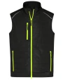 Jassen JAMES & NICHOLSON Men's Hybrid Vest voor bedrukking &amp; borduring