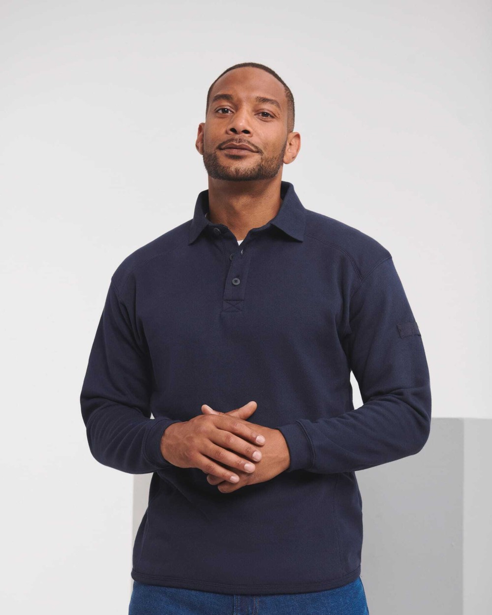 Sweaters & hoodies RUSSELL Heavy Duty Collar Sweater voor bedrukking &amp; borduring