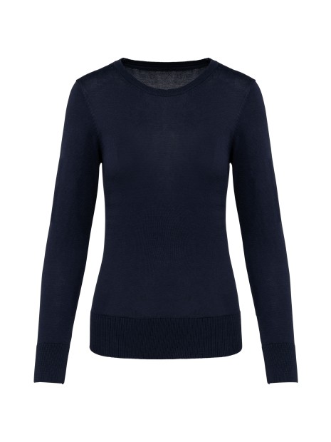 KARIBAN Pull Supima® col rond  femme /api/colors/058f028c-f565-4146-9cba-11f5b0ade7a7 personnalisable