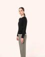 KARIBAN Supima®-Damenpullover mit Rundhalsausschnitt Pullovers personalisierbar