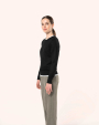 Pulls personnalisable Kariban Pull Supima® col rond  femme