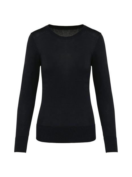 KARIBAN Pull Supima® col rond  femme /api/colors/b9fdad4a-5e94-45cb-8c03-c08b349b28c3 personnalisable