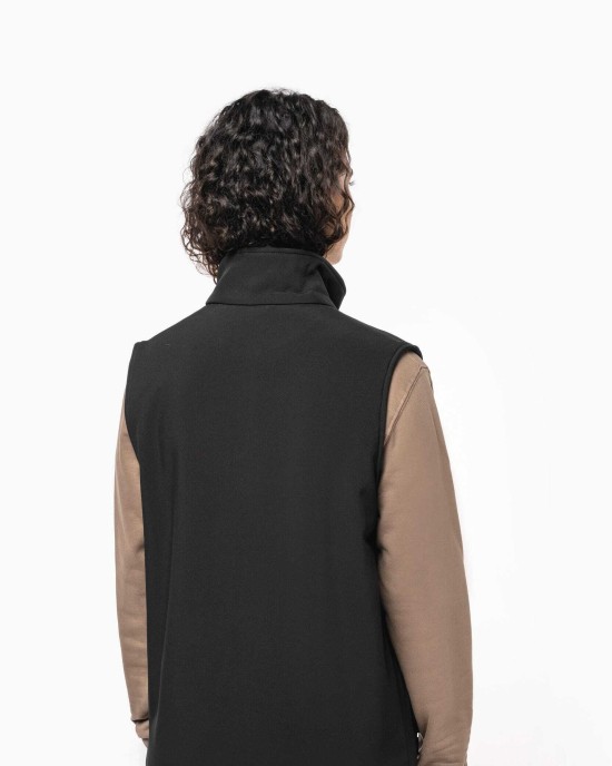Vestes personnalisable Kariban Bodywarmer softshell écoresponsable 2 couches unisexe