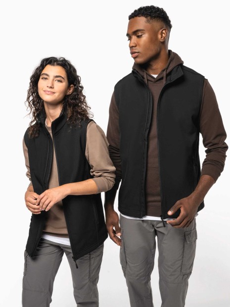 Vestes à personnaliser KARIBAN Bodywarmer softshell écoresponsable 2 couches unisexe 