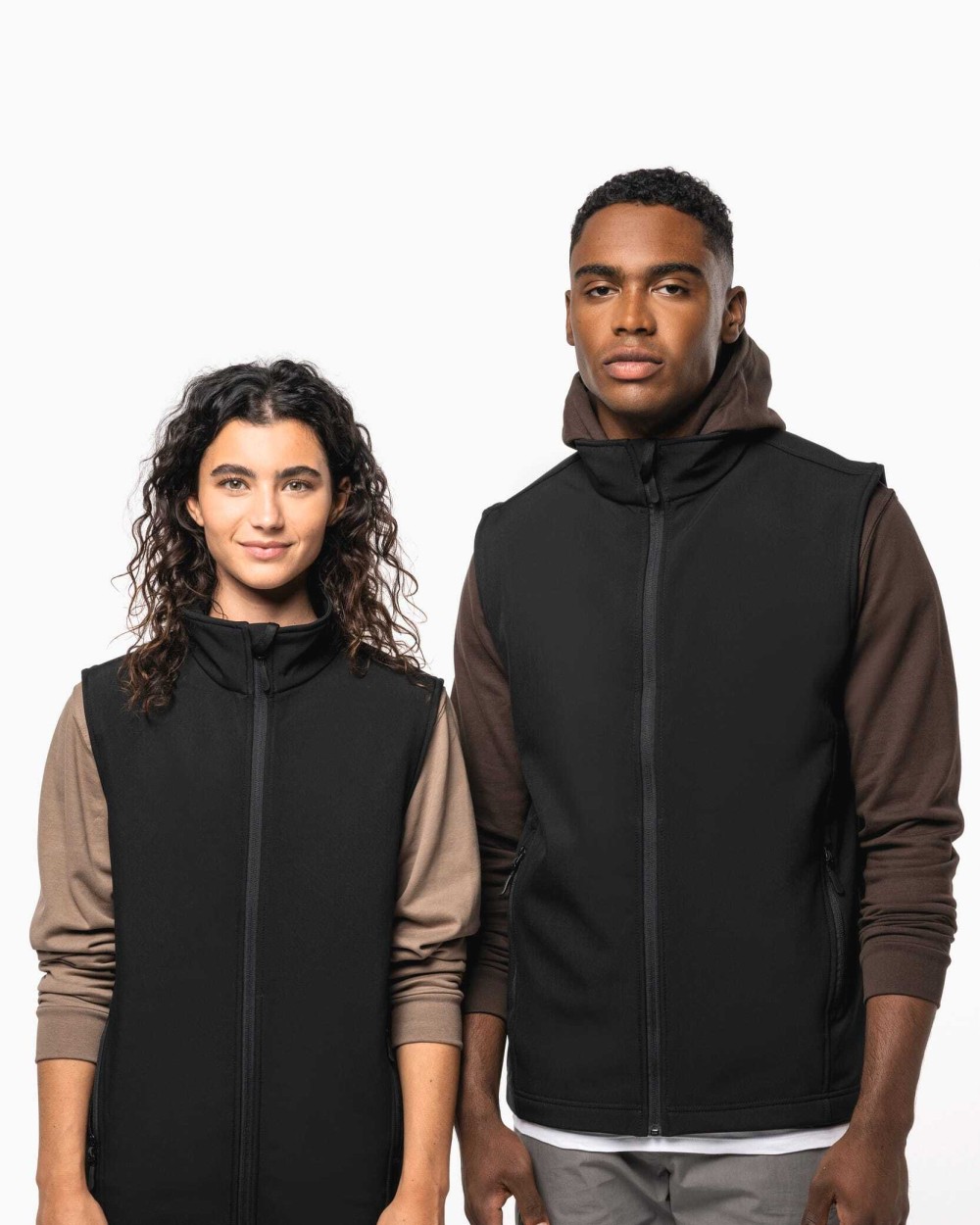 Vestes personnalisable KARIBAN Bodywarmer softshell écoresponsable 2 couches unisexe