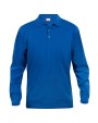 CLIQUE Basic Polo L/S Junior Poloshirts personalisierbar