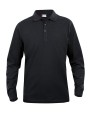 CLIQUE Basic Polo L/S Junior Poloshirts personalisierbar