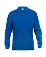 CLIQUE Basic Polo L/S Junior Poloshirts personalisierbar