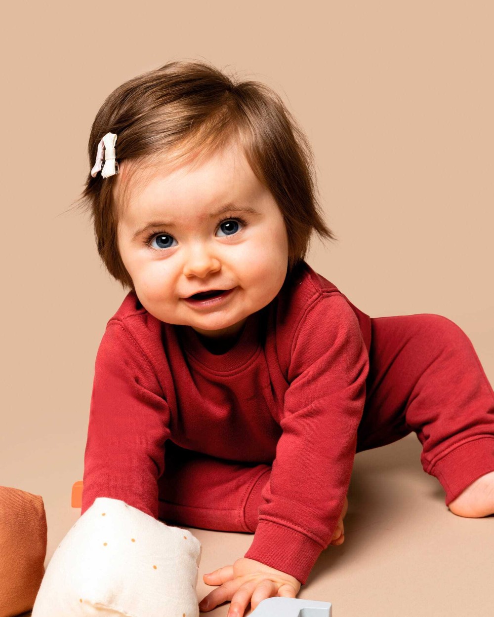 Broeken KARIBAN Ecologische fleece babybroek voor bedrukking &amp; borduring