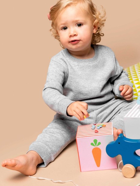 Pantalons à personnaliser KARIBAN Pantalon molleton écoresponsable bébé 