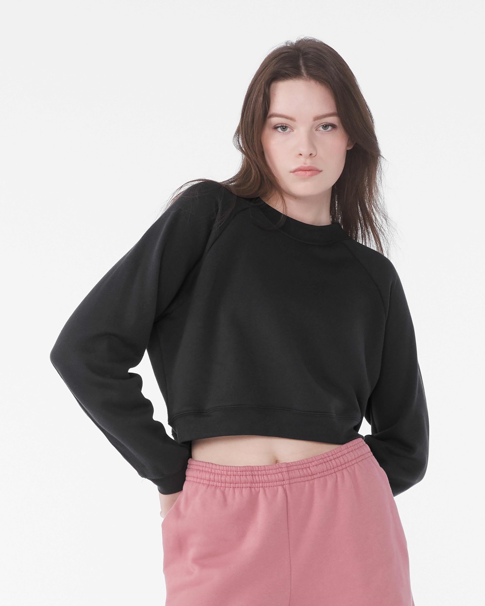 Sweat-shirts personnalisable BELLA-CANVAS Sweat-shirt col rond femme avec manches raglan