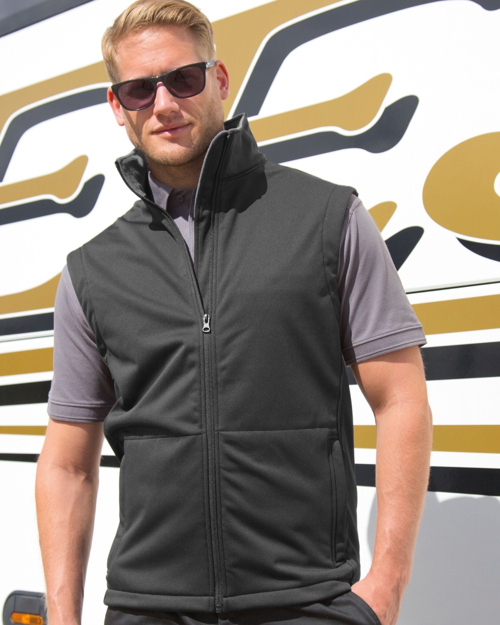 Softshells RESULT SOFTSHELL BODYWARMER voor bedrukking &amp; borduring