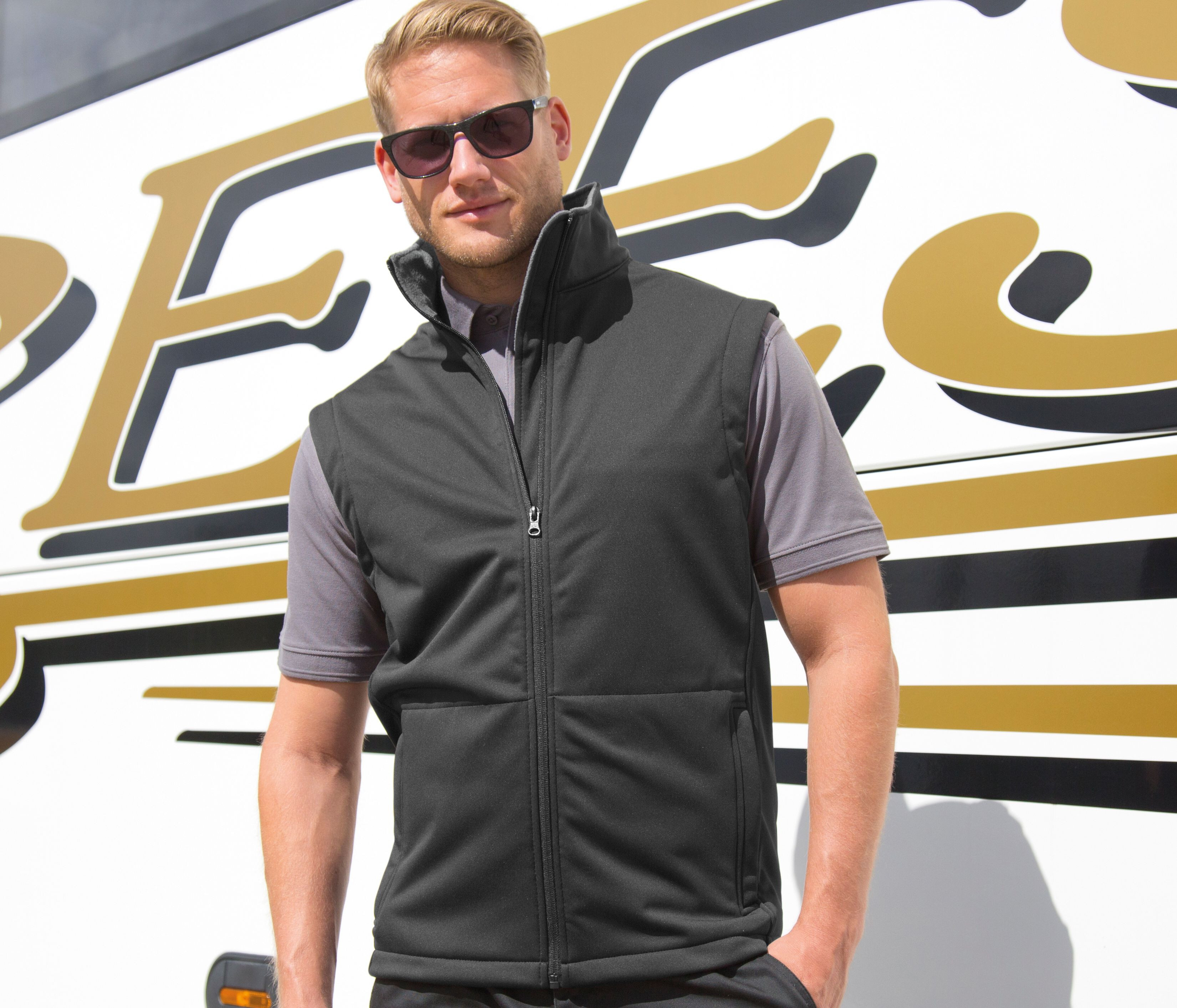 Softshells personnalisable RESULT SOFTSHELL BODYWARMER