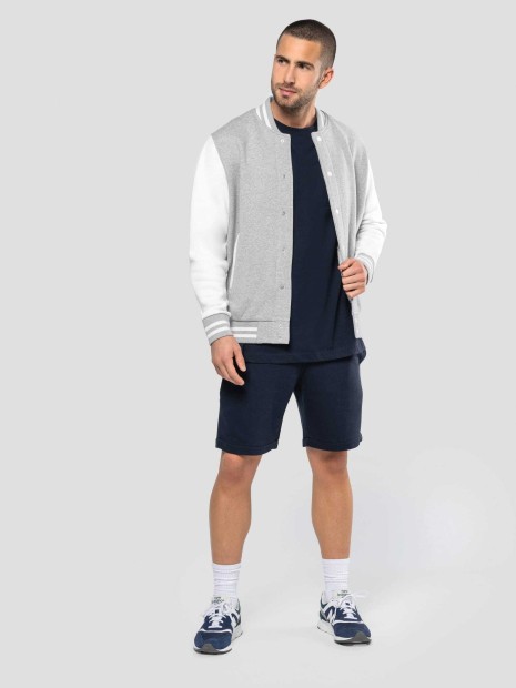 Bermudas & Shorts à personnaliser KARIBAN Bermuda molleton non gratté écoresponsable homme 