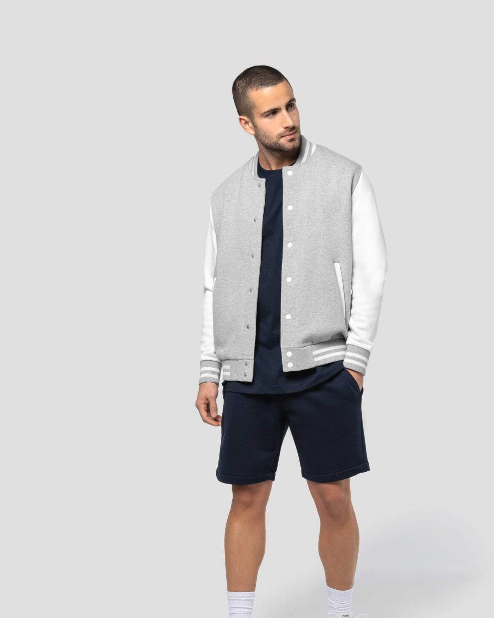 Bermudas & Shorts personnalisable KARIBAN Bermuda molleton non gratté écoresponsable homme