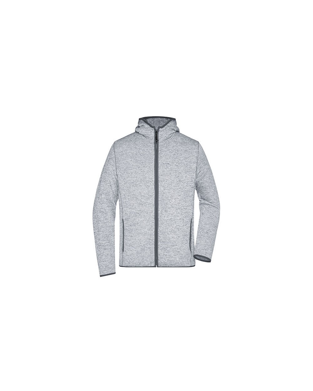 Sweat-shirts personnalisable JAMES & NICHOLSON Men´s Knitted Fleece Hoody