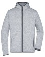 Sweat-shirts personnalisable JAMES & NICHOLSON Men´s Knitted Fleece Hoody