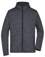 Sweaters & hoodies JAMES & NICHOLSON Men`s Knitted Fleece Hoody voor bedrukking &amp; borduring