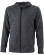 Sweaters & hoodies JAMES & NICHOLSON Men`s Knitted Fleece Hoody voor bedrukking &amp; borduring