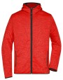 Sweaters & hoodies JAMES & NICHOLSON Men`s Knitted Fleece Hoody voor bedrukking &amp; borduring