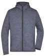 Sweaters & hoodies JAMES & NICHOLSON Men`s Knitted Fleece Hoody voor bedrukking &amp; borduring