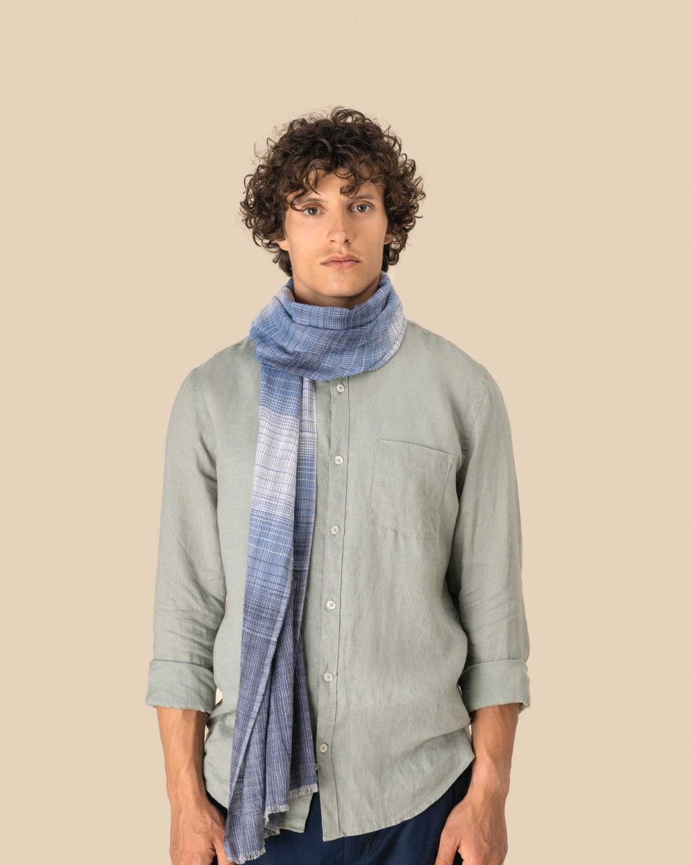 SPASSO Gestreiftes Unisex-Schal Schals personalisierbar