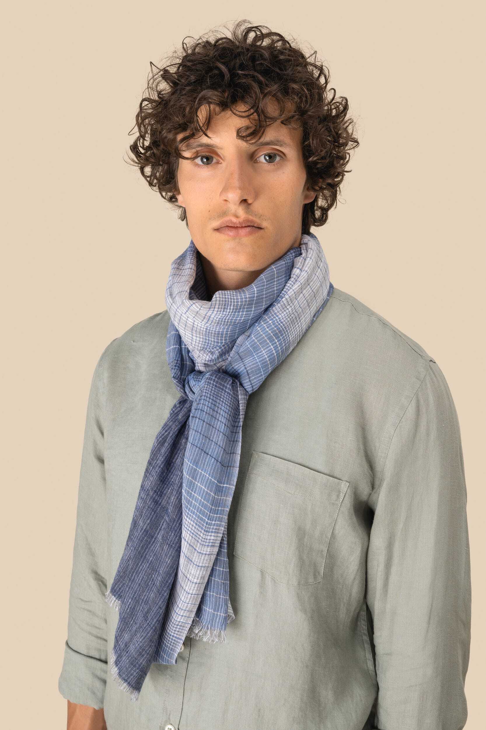 Écharpes personnalisable SPASSO Chèche à rayures unisexe