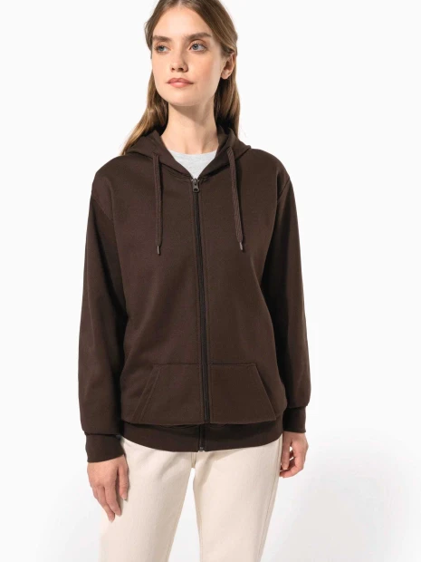 Sweat-shirts à personnaliser KARIBAN Sweat-shirt zippé capuche unisexe 